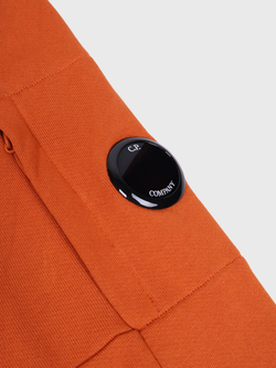 Худи на молнии C.P. Company Diagonal Raised Fleece Orange