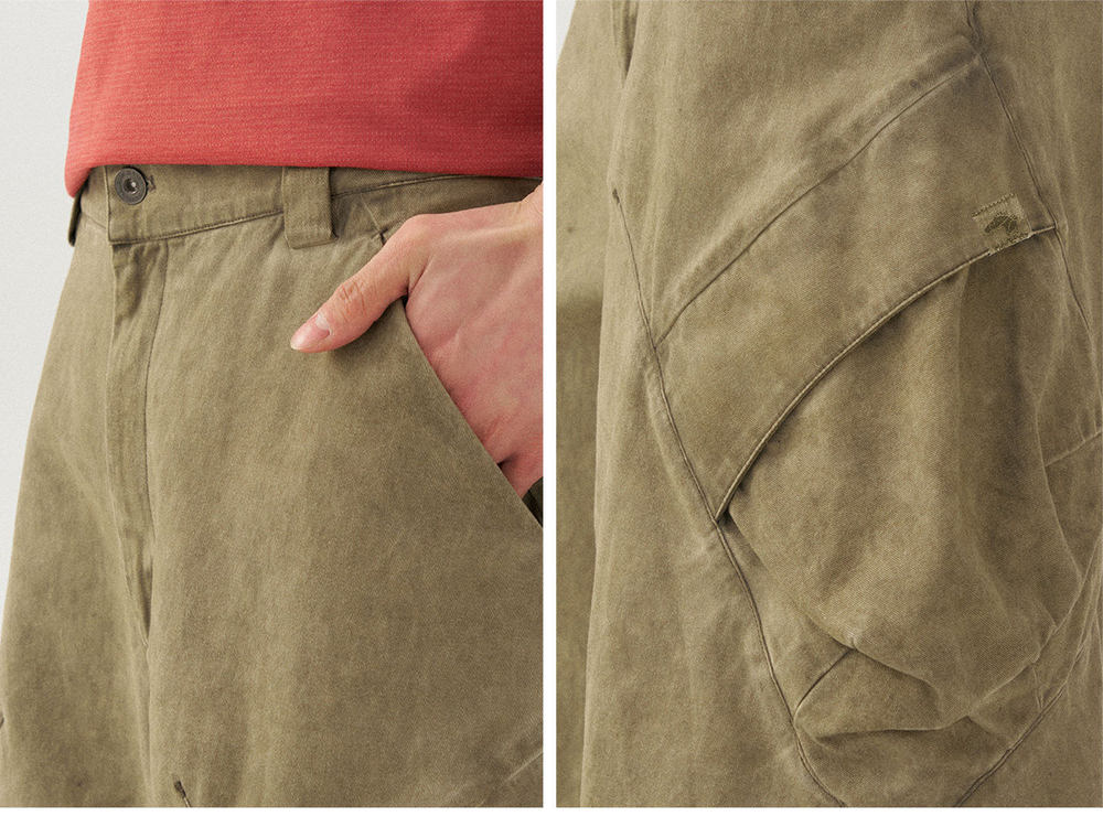 Штаны Nothomme Monterest Vintage Cargo хаки