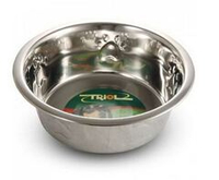 Миска TRIOL металлическая с тиснением 400 мл