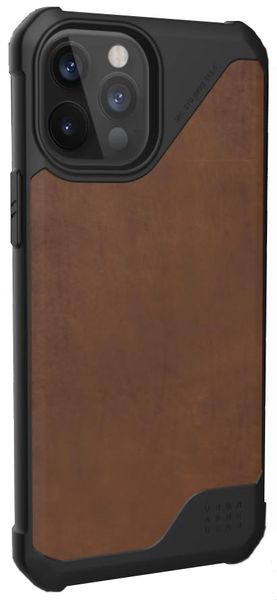 Чехол Uag Metropolis LT кожа для iPhone 12 Pro Max 6.7" коричневый (Brown) 11236O118380