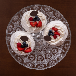 Фруктовница-конфетница Черепаха со стеклянной чашей 1257 Серебро