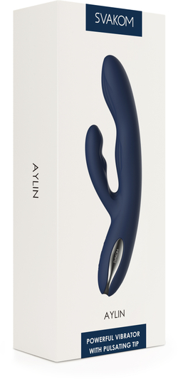 Svakom Aylin Dark Blue - Вибратор-кролик