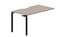 Стол 138х78х75см (эргономичный вырез) - приставной элемент