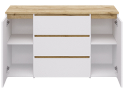 Комод-32 Белый/Кр.золотой