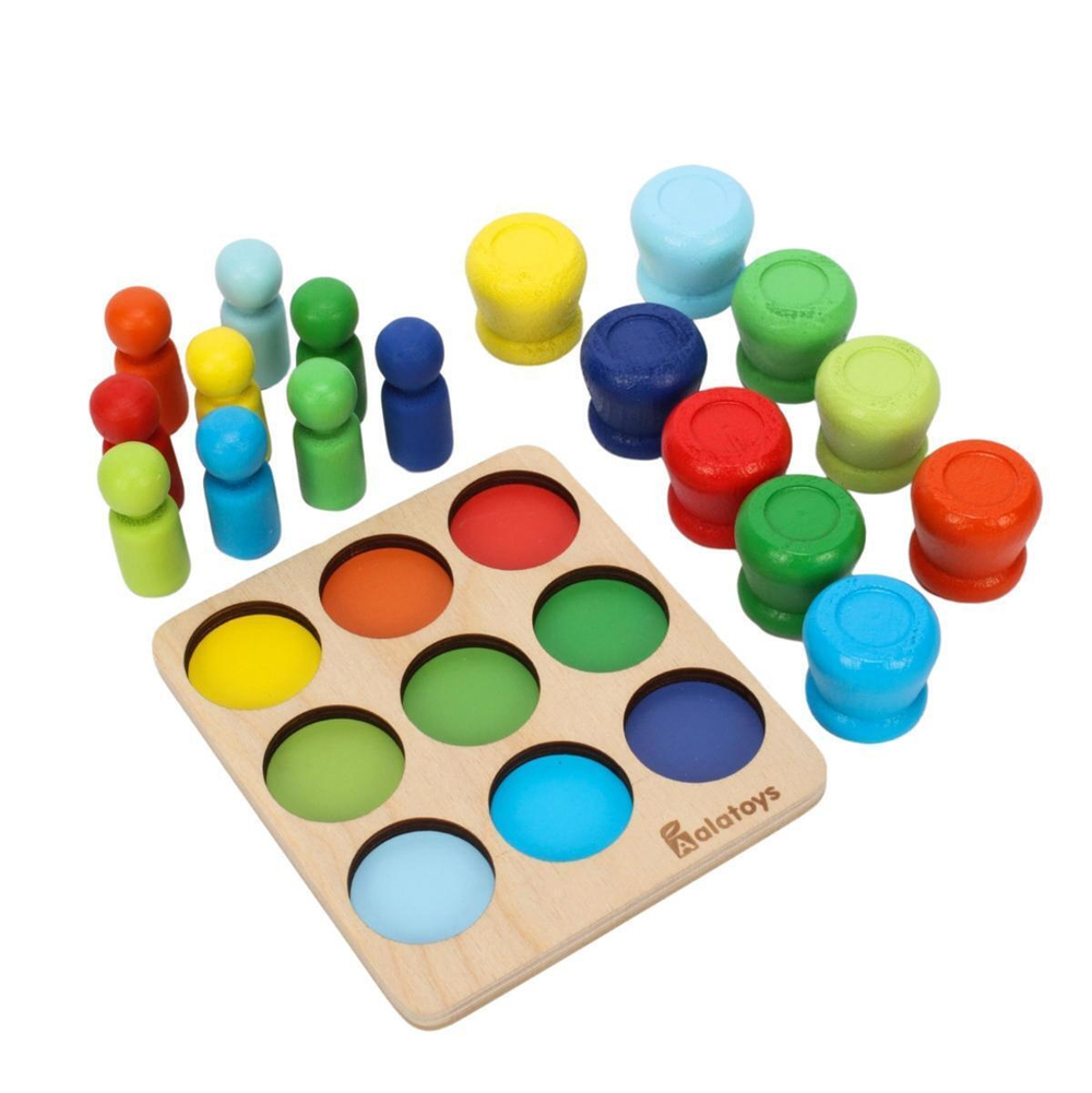 Сортер деревянный, 18 фигур (Алатойс)