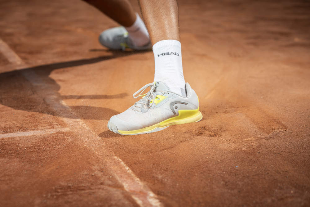 Мужские кроссовки теннисные Head Sprint Pro 3.5 Clay Men - grey/yellow