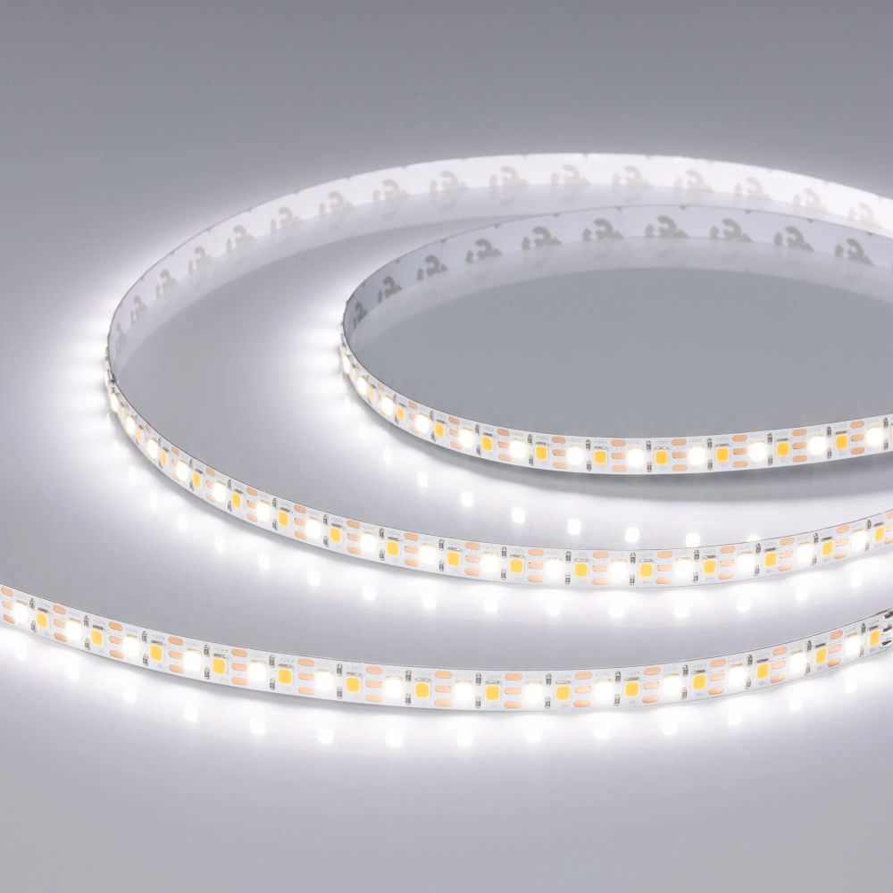 Светодиодная лента UL-A168-8mm 24V White-MIX-CX2 (18 W/m, IP20, 5m) (Arlight, резка 2 светодиода) 058087