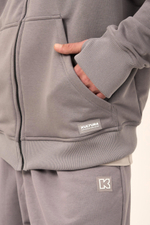 Толстовка KUL'TURA "ZIPPER" Ртуть