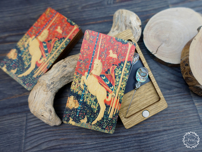 Игольница магнитная с принтом "Дама с единорогом. Вкус"