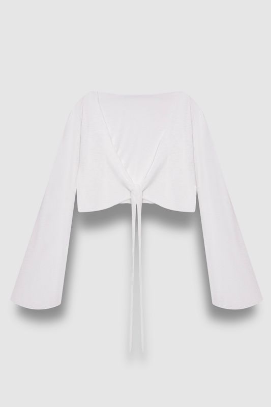 Костюм из тонкого трикотажа, молочный