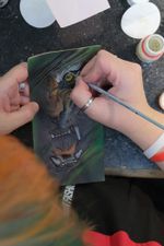 Чехол для карточек «Городские мотивы» красный