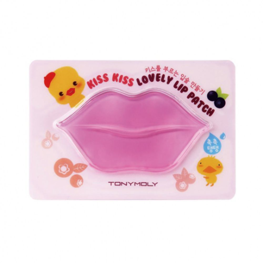 TONYMOLY Kiss Kiss Lovely Lip Patch гидрогелевые патчи для губ, 9г