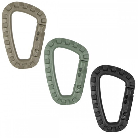 Карабин тактический 7,5 см для подвески на систему "MOLLE" пластик