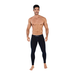 Мужские кальсоны черные Clever COSMOS LONG PANT 042211