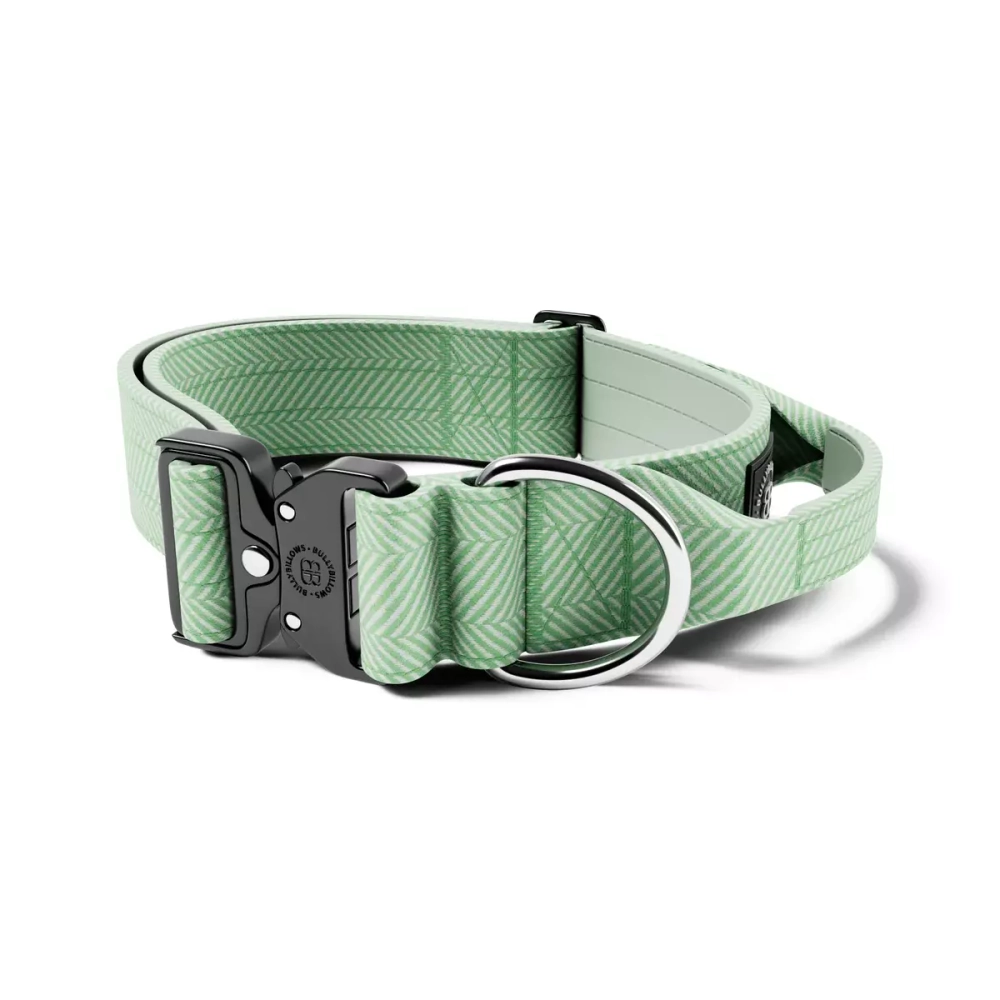 Ошейник Combat TWEED 5 см с ручкой BullyBillows