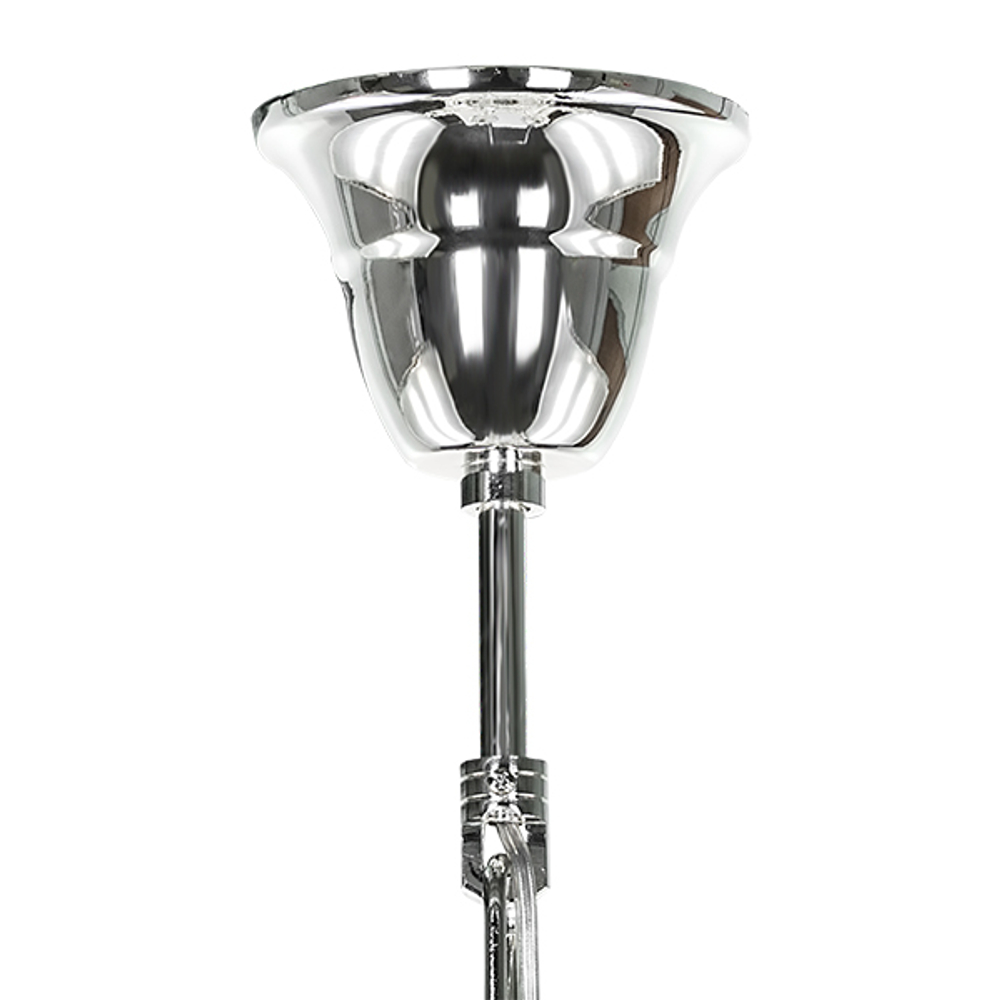 790064 Люстра SCHON 6x60W E14 Серебро