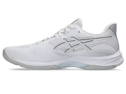 Мужские кроссовки для бадминтона/сквоша Asics Netburner Мячistic FF 4 - white/pure silver