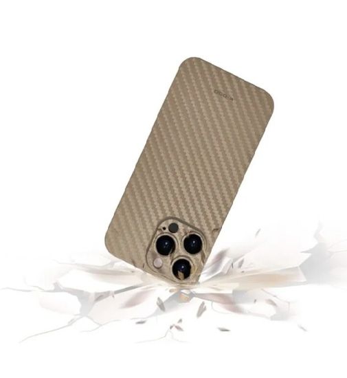 Чехол-накладка K-DOO AIR CARBON Ультратонкий Для Apple iPhone 13 Pro Max (6.7) Gold
