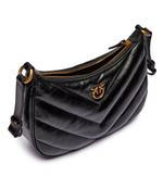 Кожаная сумка хобо HALF MOON MINI Pinko - черный(102790 A1RO)