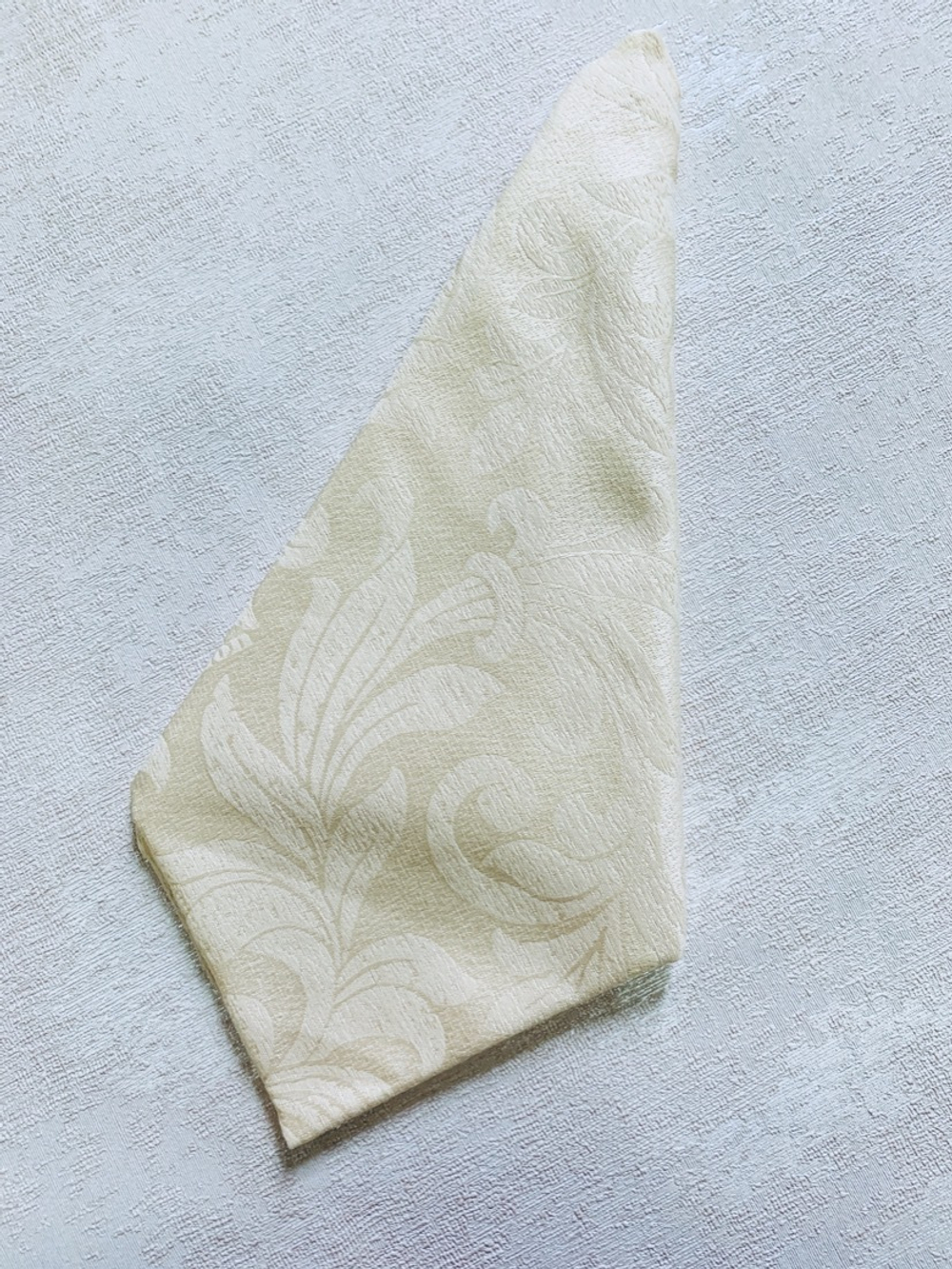 Скатерть 170х270 и 12 салфеток Gamba 9811 Panna сливочная