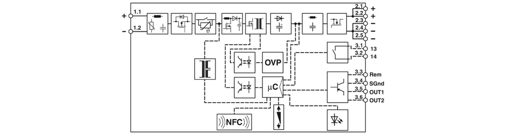 1046881 - QUINT4-PS/24DC/24DC/20/SC/+ - Преобразователь DC/DC