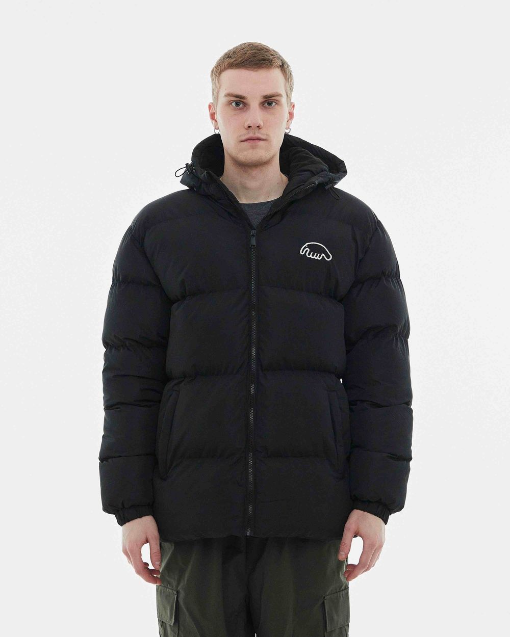 Пуховик Anteater Downjacket Hooded черный