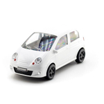 Машина ин. Хэтчбек, 25см. прозрачные окна, цв. желтый. KMP 020gi