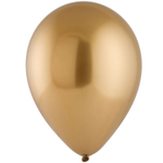 Шар латексный Сатин Хром 36 см (Золотой)