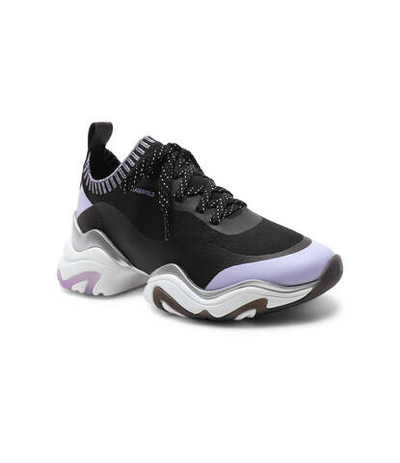 кроссовки gemini knit sock lo Karl Lagerfeld - черный(KL62331)