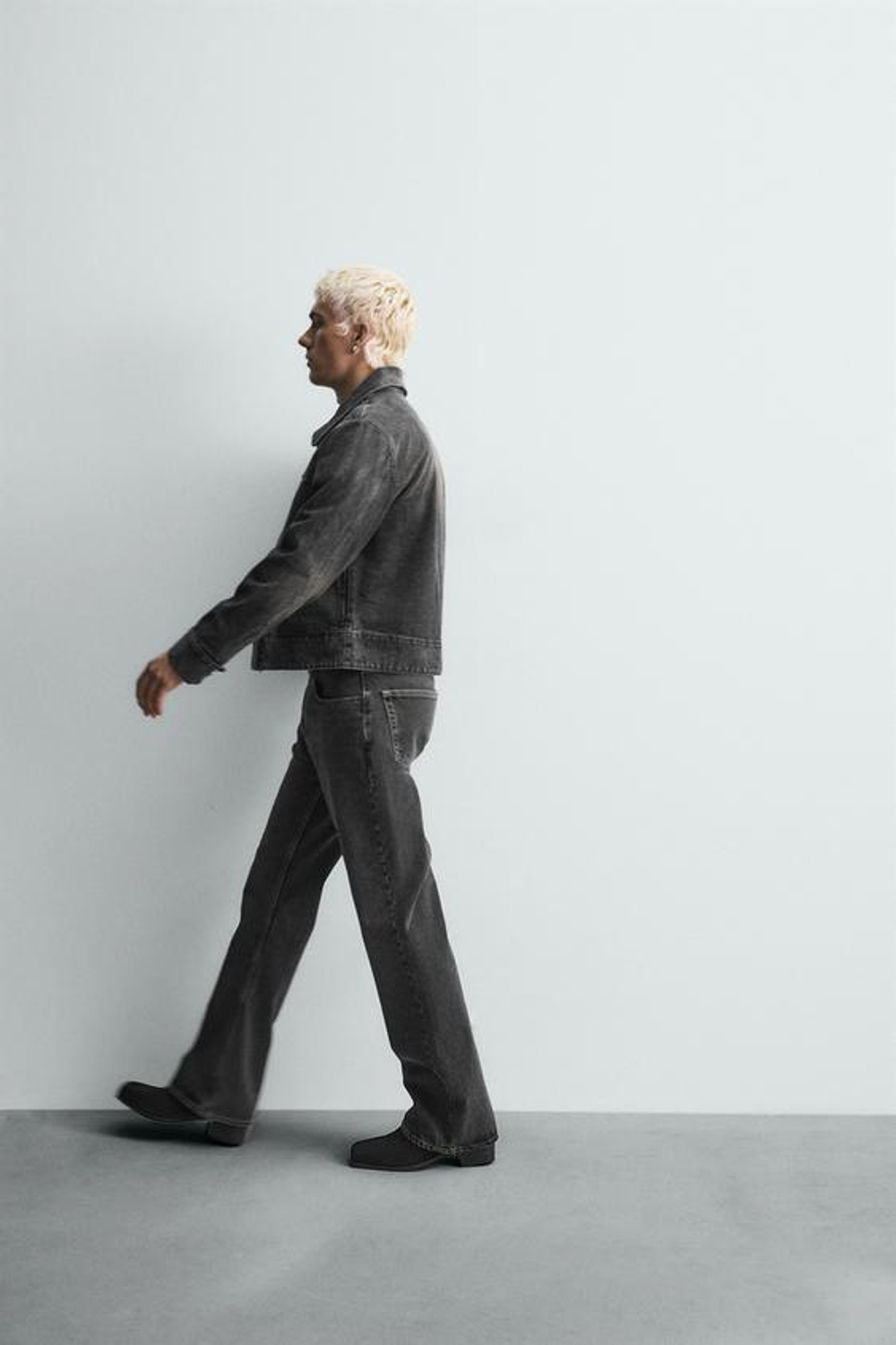 ZARA ДЖИНСЫ БУТКЭТ - LIMITED EDITION, ЧЕРНЫЙ