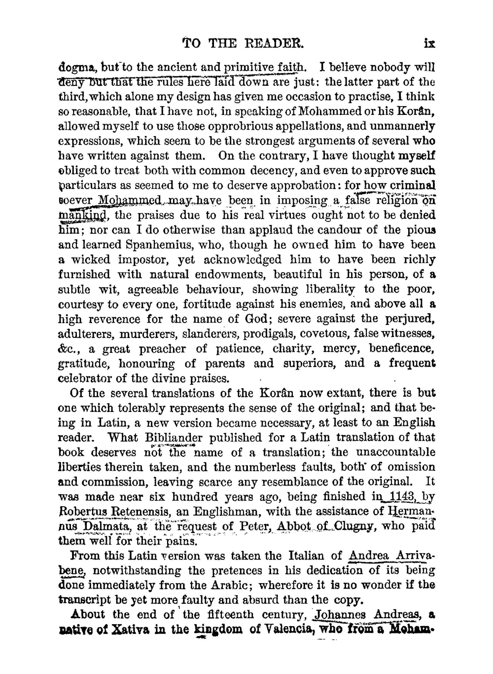 The Koran, commonly called the Alkoran of Mohammed | George Sale