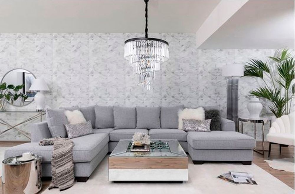 Люстра Helix black/clear