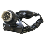 Фонарь Налобный YM-BL2199RW / HT-193-3 Линза большая + красн.свет 4 режим. 2х18650 USB-C