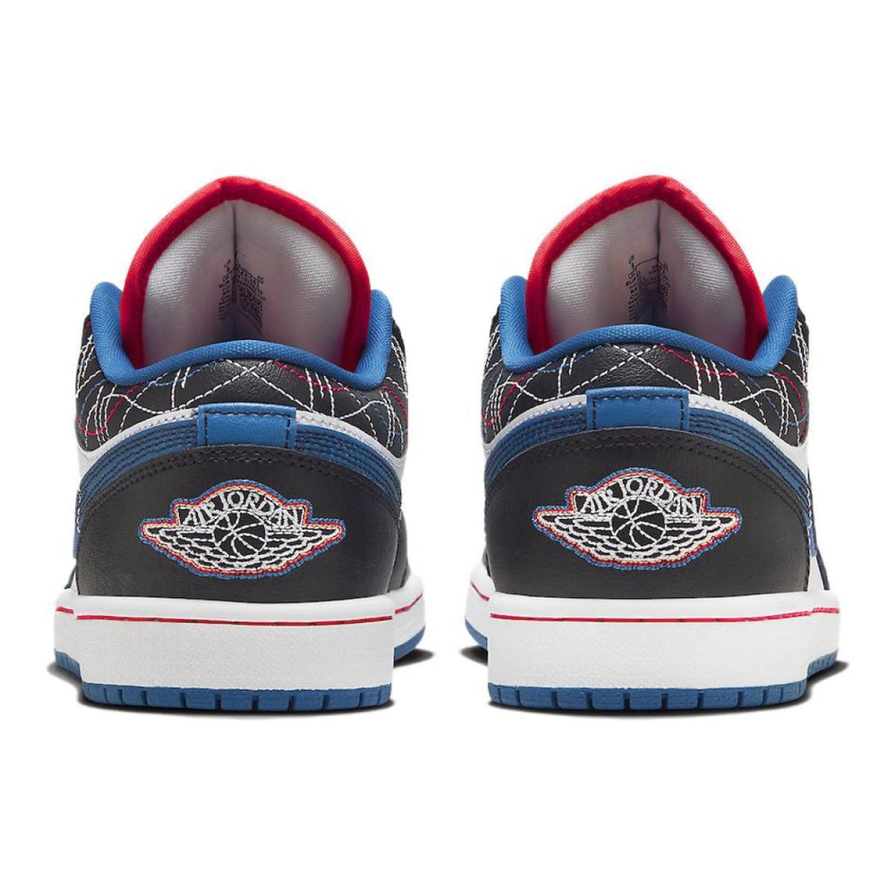 Кроссовки Air Jordan 1 Low Black Industrial Blue