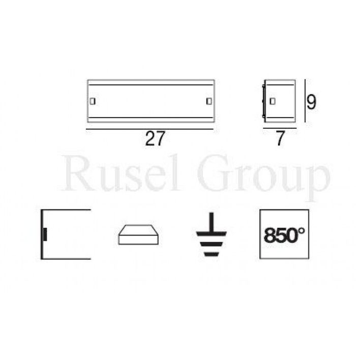 Настенный светильник Linea Light Mille LED 7838