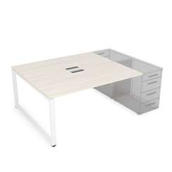 СТБ-О.988 Стол системы БЕНЧ на 2 рабочих места, приставной (1200*1635*750)