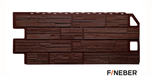 Цокольная панель Сланец Коричневый