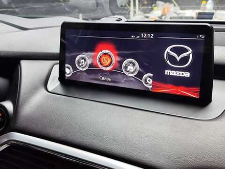 Магнитола для Mazda CX-9 2016-2022 - Carmedia HP-M1204 монитор 10.25" QLED на Android 12, 6Гб+128Гб, CarPlay, 4G SIM-слот