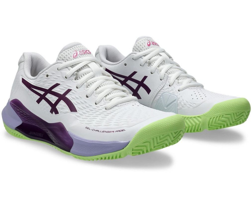 Женские кроссовки для Падел Asics Gel-Challenger 14 Padel - white/deep mauve