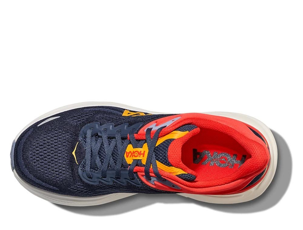 Кроссовки для бега мужские Hoka Bondi 9 M Темно-синий и красный