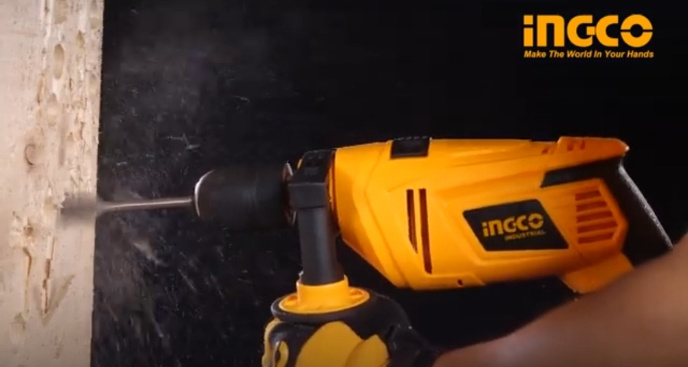 Дрель электрическая ударная INGCO ID8508-2 INDUSTRIAL 850 Вт 1,5-13 мм