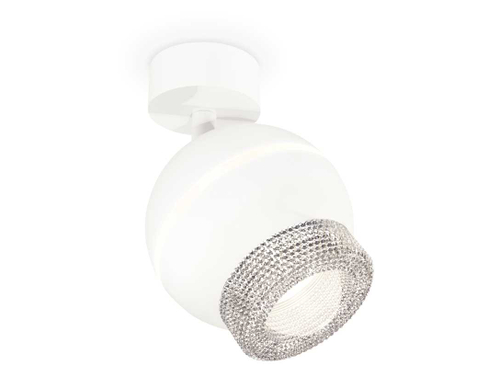 Комплект накладного светильника Ambrella light Techno Spot XM1101010 SWH/CL белый песок/прозрачный (A2202, C1101, N7191)
