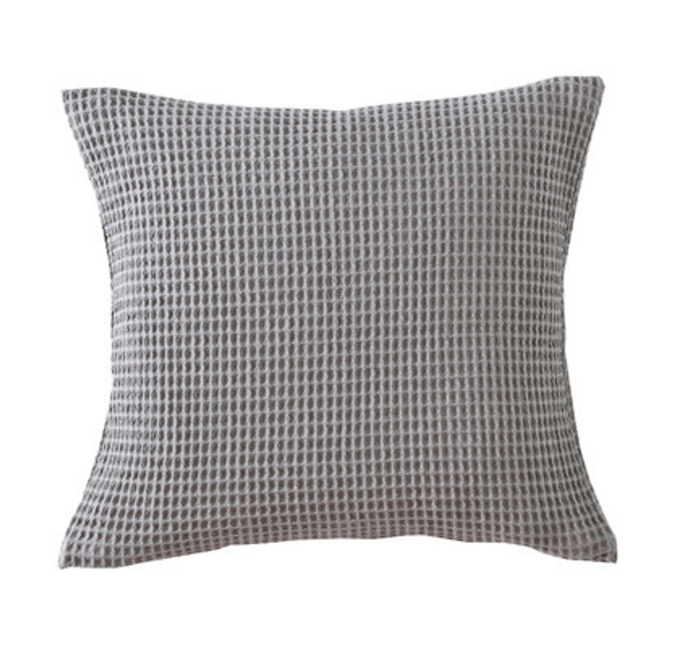 Подушка декоративная 45х45 Blanc Des Vosges Electre Acier