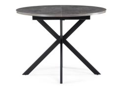 Деревянный стол Сурео 2 100(135)х100х77 камень темный / черный