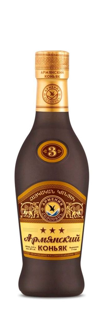 Коньяк Армянский 3 звезды 0.25л 40% АКЗ Армения