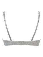 Бюстгальтер пуш-ап с градуированной чашкой из хлопковой ткани (Размер: 4B) (Цвет: серый меланж)