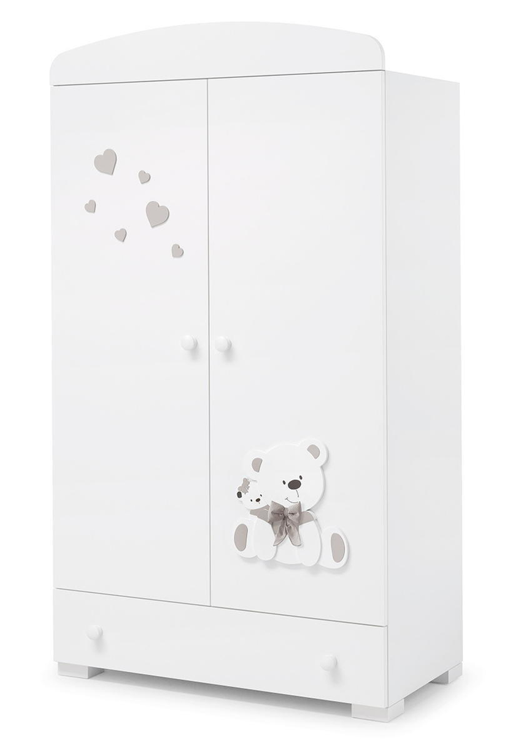 Шкаф Erbesi Tato белый/песочный