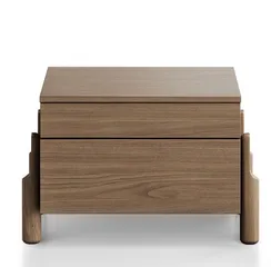 Тумба прикроватная Basic 2 ящика ширина 60 см (натуральный дуб)
