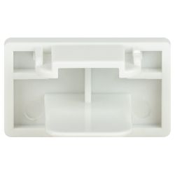 Заглушка ЭРА TR-1PA-EC WH для однофазного шинопровода пластиковая белый