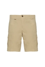 Шорты муж. Aeronautica 066 бежевые накладные карманы